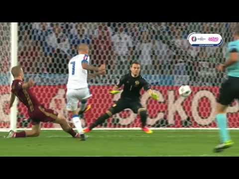 Russia 1-2 Slovakia : Euro 2016 – Full Highlights