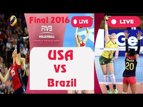 USA vs BRAZIL – Final – FIVB Volleyball World Grand Prix BangKok 2016