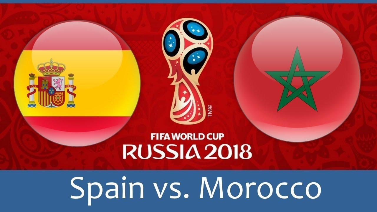 Spain vs. Morocco 2018 FIFA World Cup Russia