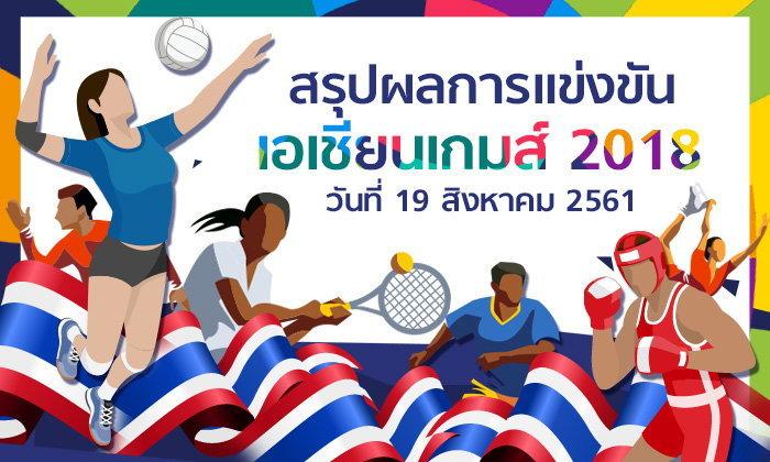 ผลการแข่งขันเอเชียนเกมส์-19สค61