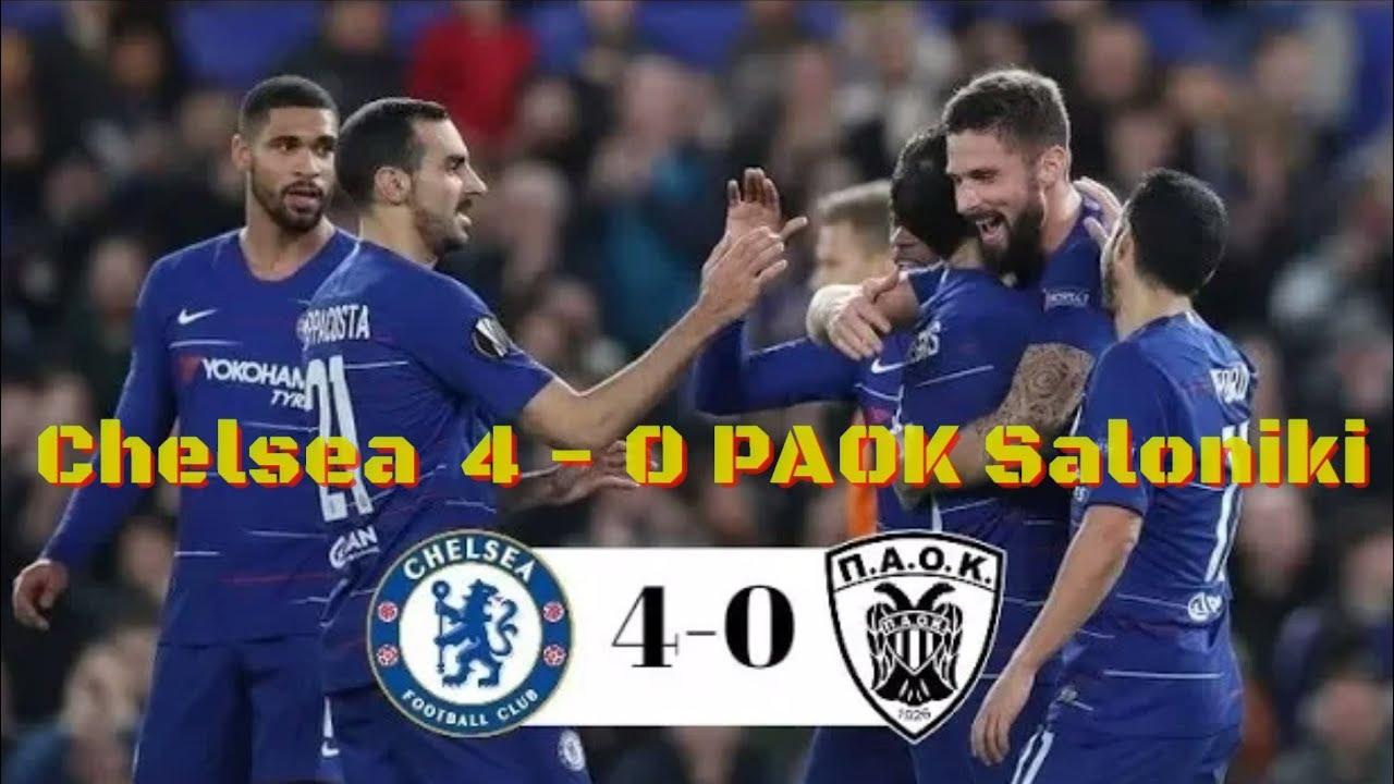 Chelsea vs PAOK Salonika