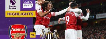 ไฮไลท์ พรีเมียร์ลีก: อาร์เซนอล 2-0 นิวคาสเซิล