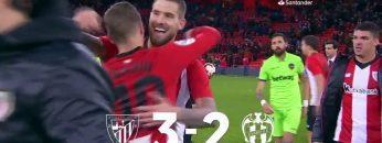 ไฮไลท์ ลาลีกา: แอธเลติก บิลเบส 3-2 เลบันเต้