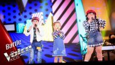 ซีเจ VS เพลง VS บีเลิฟ – ถอยดีกว่า – Battle – The Voice Kids Thailand – 27 May 2019