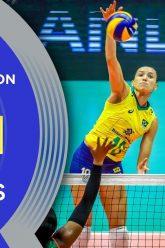 BRAZIL vs. CAMEROON – Highlights Women | Volleyball Olympic Qualification 2019