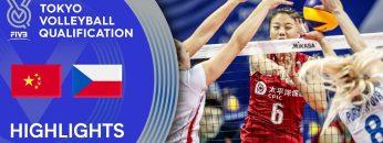 CHINA vs. CZECH REPUBLIC – Highlights Women | Volleyball Olympic Qualification 2019