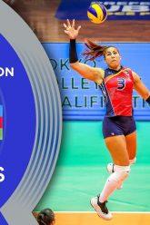 DOMINICAN REPUBLIC vs. AZERBAIJAN – Highlights Women | Volleyball Olympic Qualification 2019