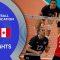 KOREA vs. CANADA – Highlights Women | Volleyball Olympic Qualification 2019