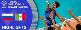 RUSSIA vs. MEXICO – Highlights Women | Volleyball Olympic Qualification 2019