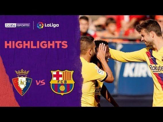 โอซาซูน่า 2-2 บาร์เซโลน่า | ไฮไลต์ฟุตบอล LaLiga 19/20