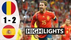 คลิปไฮไลท์ยูโร 2020 รอบคัดเลือก โรมาเนีย 1-2 สเปน Romania 1-2 Spain
