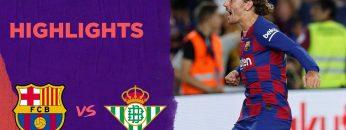 บาร์เซโลนา 5-2 เรอัล เบติส | ไฮไลต์ฟุตบอล LaLiga 19/20