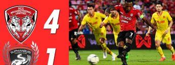 ไฮไลท์ เอสซีจี เมืองทอง ยูไนเต็ด พบ สุพรรณบุรี เอฟซี | ไทยลีก 2019 | 25-08-2019