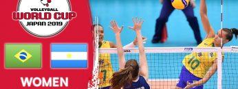 BRAZIL vs. ARGENTINA – Highlights | Womens Volleyball World Cup 2019