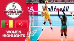 CAMEROON vs. CHINA – Highlights | Womens Volleyball World Cup 2019