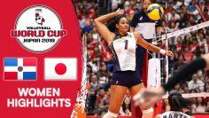 DOMINICAN REPUBLIC vs. JAPAN – Highlights | Womens Volleyball World Cup 2019
