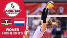 KENYA vs. NETHERLANDS – Highlights | Womens Volleyball World Cup 2019