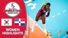 KOREA vs. DOMINICAN REPUBLIC – Highlights | Womens Volleyball World Cup 2019