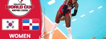 KOREA vs. DOMINICAN REPUBLIC – Highlights | Womens Volleyball World Cup 2019