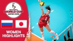 RUSSIA vs. JAPAN – Highlights | Womens Volleyball World Cup 2019