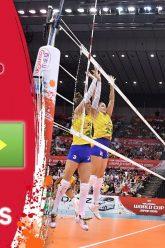 SERBIA vs. BRAZIL – Highlights | Womens Volleyball World Cup 2019