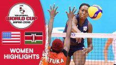 USA vs. KENYA – Highlights | Womens Volleyball World Cup 2019