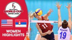 USA vs. SERBIA – Highlights | Womens Volleyball World Cup 2019
