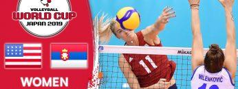 USA vs. SERBIA – Highlights | Womens Volleyball World Cup 2019
