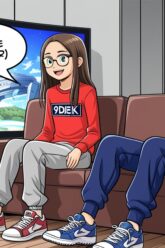 Leonardo_Phoenix_09_A_cartoonstyle_illustration_of_two_teenage_0