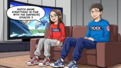 Leonardo_Phoenix_09_A_cartoonstyle_illustration_of_two_teenage_0