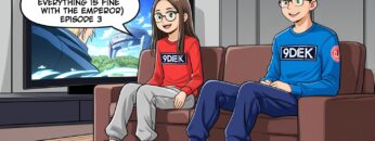 Leonardo_Phoenix_09_A_cartoonstyle_illustration_of_two_teenage_0
